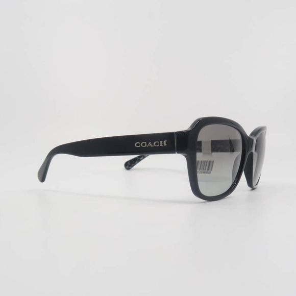 COACH HC8232 5510/11 New Black/Gray Gradient Rectangle Women's Sunglasses - Picture 3 of 7